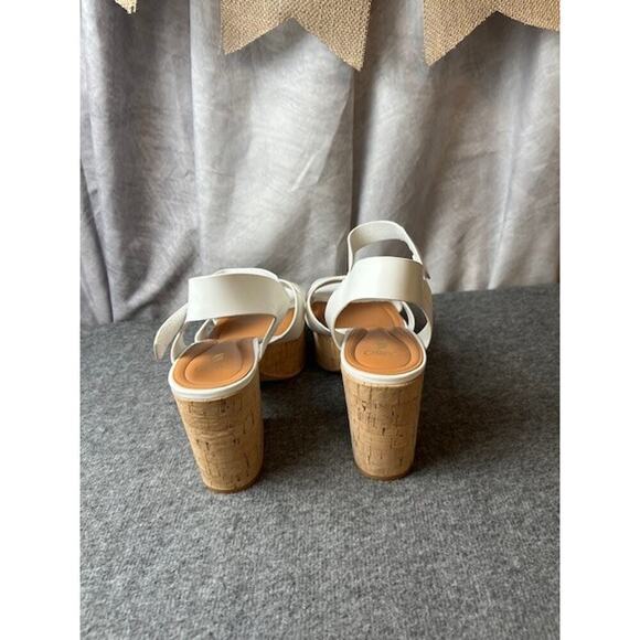 Sarto By Franco Sarto Donati Cork Platform Sandal Shoe Size 9.5 - Picture 6 of 11